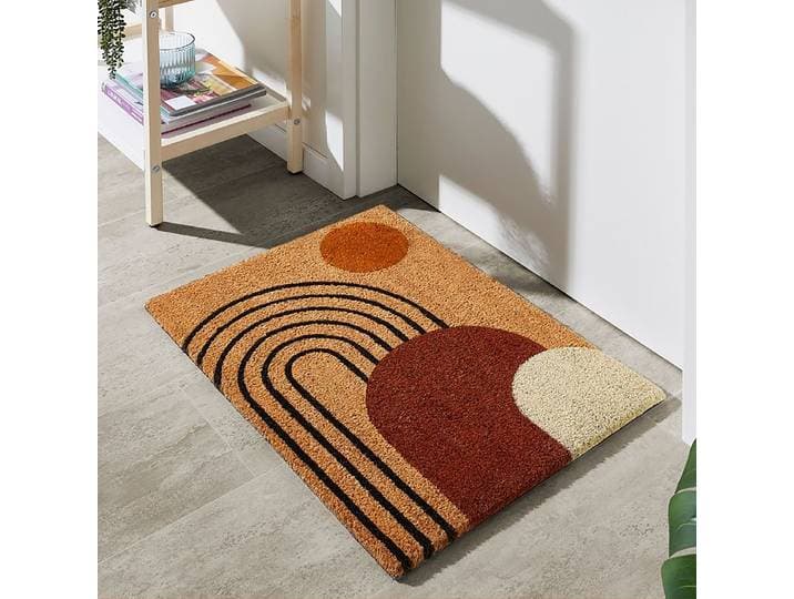 Fußmatte Kokos Geo 40 x 1 x 60cm Beige