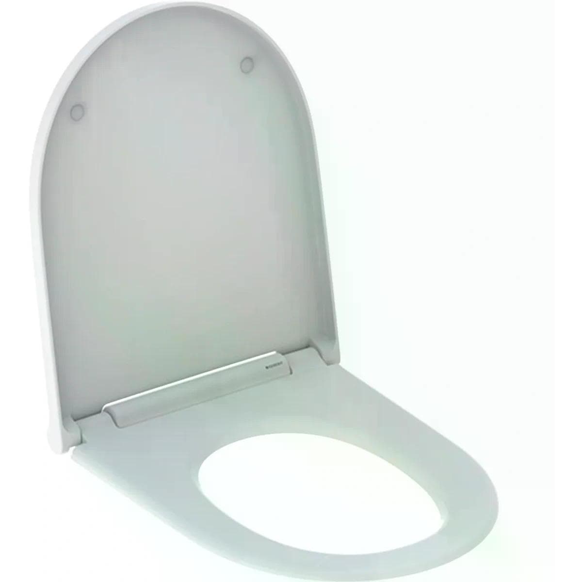 Geberit ONE WC-Sitz, Absenkautomatik=ja, QuickRelease-Funktion=ja, mit QuickRelease-Scharnieren, Befestigung=von oben, weiß-alpin / glänze, 1 Stk.