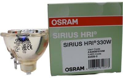 Osram Sirius HRI 330W Moving Head HID Lamp for the CHAUVET LEGEND 330SR SPOT