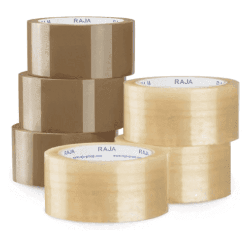 Pakketape 48 Mm X 66 Meter - Velg Mellom Brun Eller Klar (Brun)