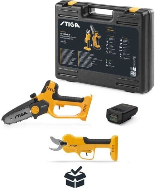 Stiga Håndsav+grensaks Sp100, 20v, Inkl. Batteri