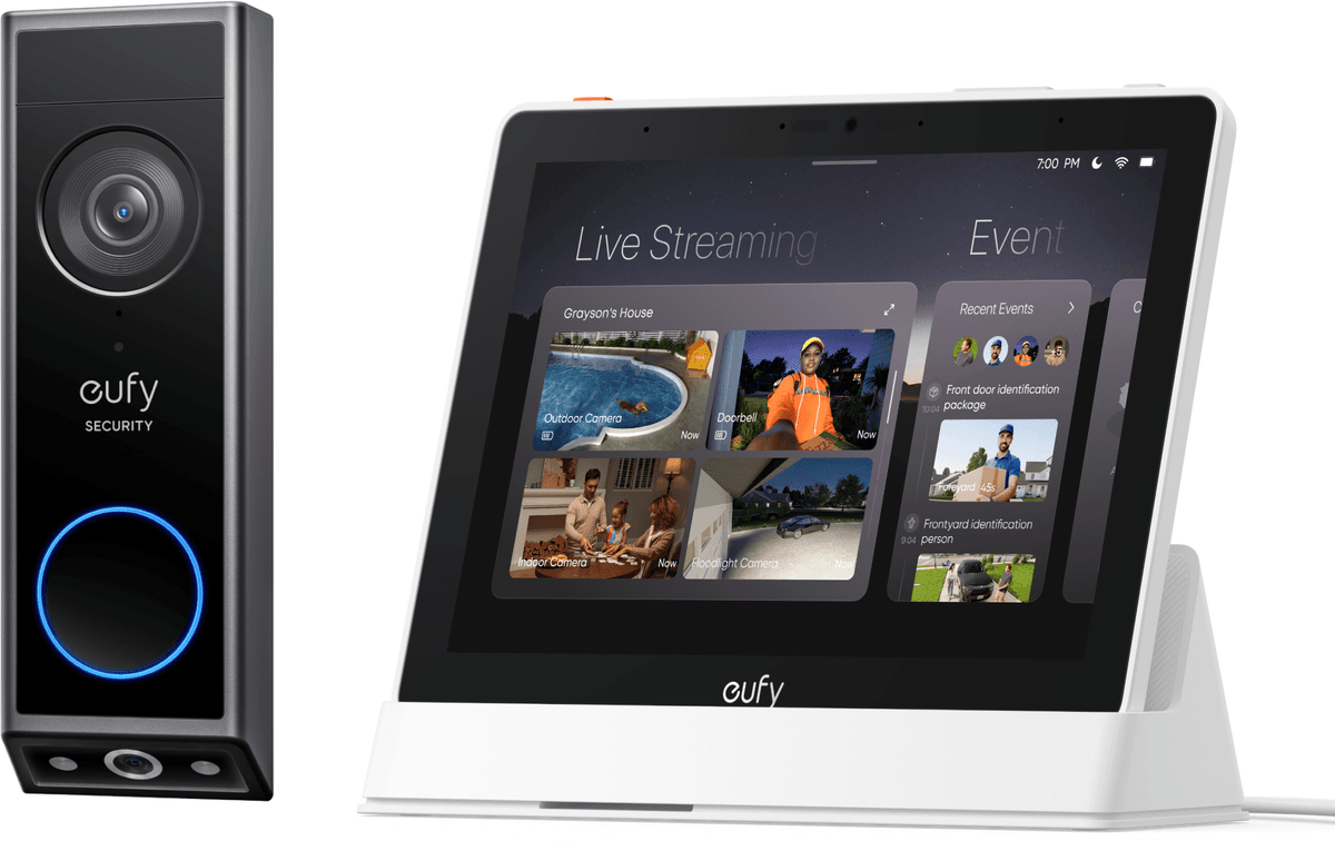 eufy Smart Display E10 + Video Doorbell E340 White