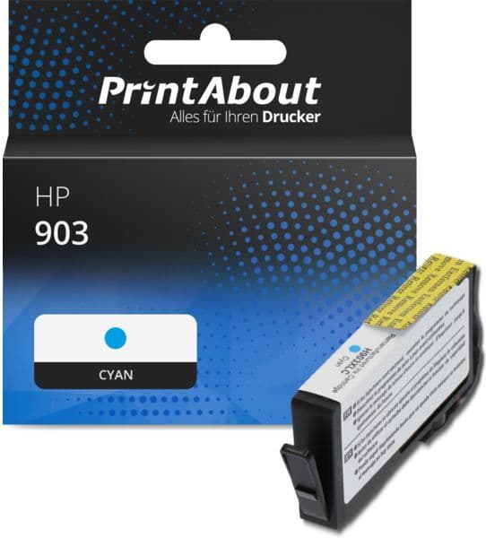 PrintAbout Druckerpatrone kompatibel mit HP 903 (T6L87AE) - Cyan