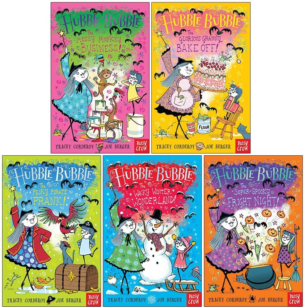 Nosy Crow Ltd Hubble Bubble Series 5 Books Collection Set by Tracey Corderoy – Funny Adventure Stories for Kids