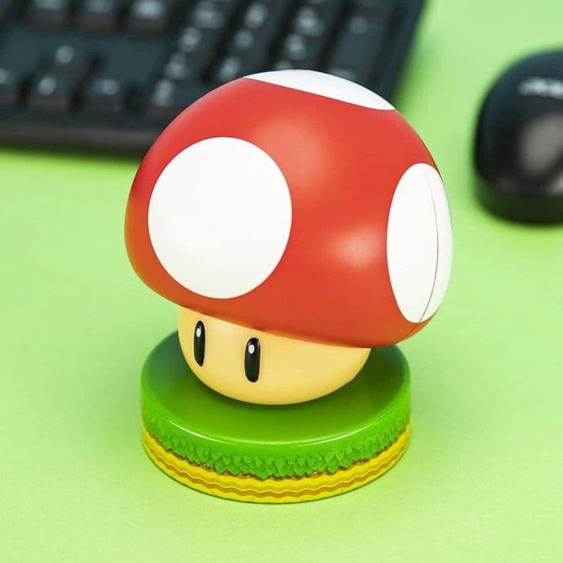Paladone Nintendo Super Mario - Super Mushroom Icon Light Valo (PP4375NNV3)
