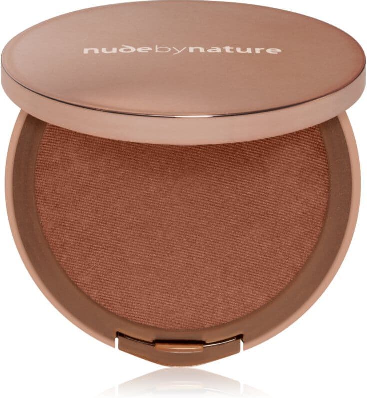 Nude by Nature Flawless Pressed Powder Foundation συμπαγής πούδρα μεικ απ απόχρωση C8 Chocolate 10 γρ