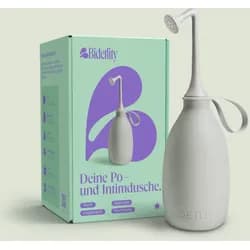 Bidetlity Mobile Po-Dusche Gentle Grey | Podusche & Intimdusche | ersetzt Feuchttücher | Wochenbett & Reise-Bidet