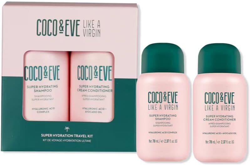 Coco & Eve Travel Kit Super Hydration kit voyage pour des cheveux brillants et doux 1 pcs
