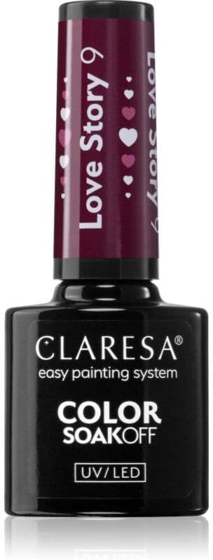 Claresa SoakOff UV/LED Color Love Story gel nail polish shade 9 5 g