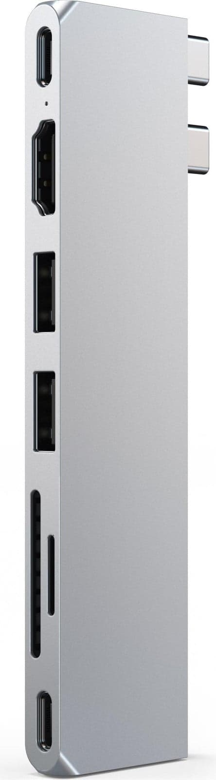 Satechi USB-C Pro Hub Slim Adapter - Grijs
