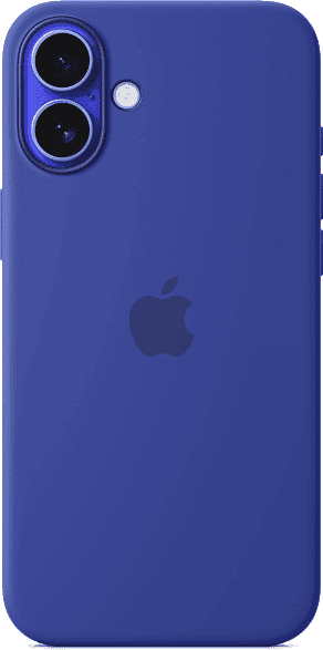 Apple Funda de silicona con MagSafe para iPhone 16 Plus, Azul ultramar