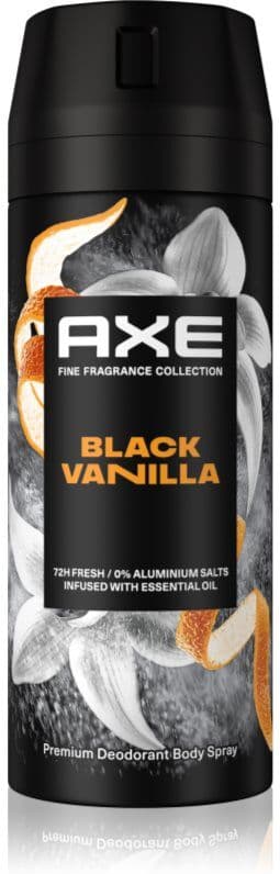 Axe Premium Black Vanilla αποσμητικό σπρέι για άντρες 150 ml