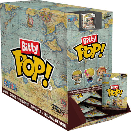 Funko Bitty Pop! One Piece Mystery Figure – 1 Selected at Random, 2.3 cm Tall, Collectible Toy for Kids