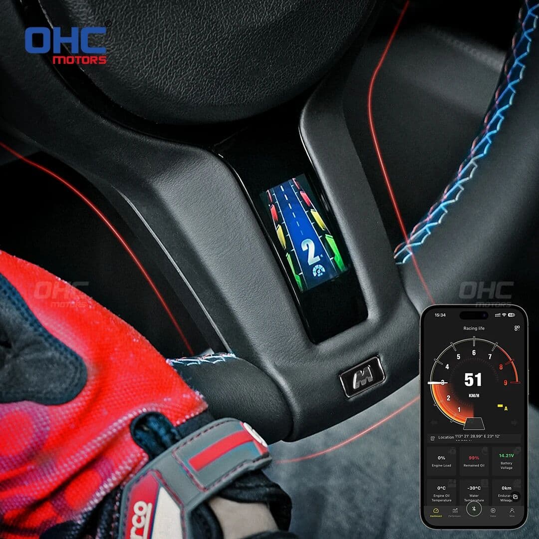 NONE OHC Smart LED Steering Wheel Trim For BMW F Series Steering Wheel F06 F07 F10 F11 F12 F13 F01 F02 F03 5 6 7 Series