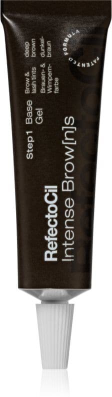 RefectoCil Intense Brow[n]s Base Gel βαφή για φρύδια και βλεφαρίδες με υφή τζέλ απόχρωση Deep Brown 15 ml