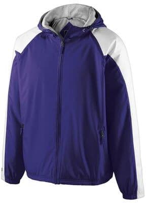 Holloway 229111 Homefield Jacket in Purple/White size XL   Polyester