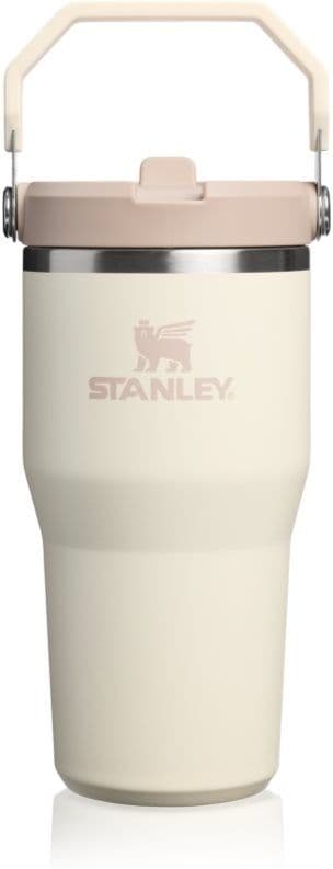 Stanley IceFlow™ Flip Straw 2.0 Tumbler gourde thermos en acier inoxydable Cream 1 pcs