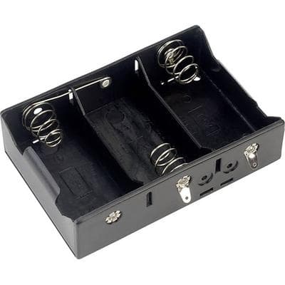 TRU COMPONENTS BH-131D Batteriehalter 3x Mono (D) Lötanschluss
