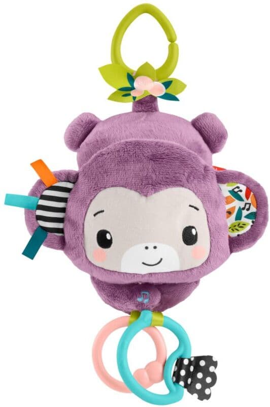 Fisher Price Monkey With Music jouet contrastant suspendu 1 pcs
