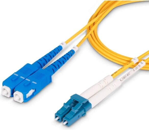 StarTech.com 7m (23ft) LC to SC (UPC) OS2 Single Mode Duplex