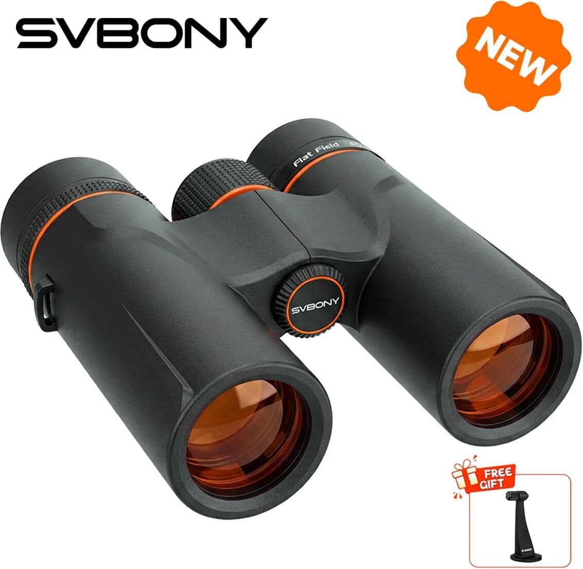 Svbony SA207 ED APO Binoculars 8x32 Wide-angle Flat Field BaK4 Prism FBMC Full-Band IPX7 Waterproof Fogproof for Bird Watching