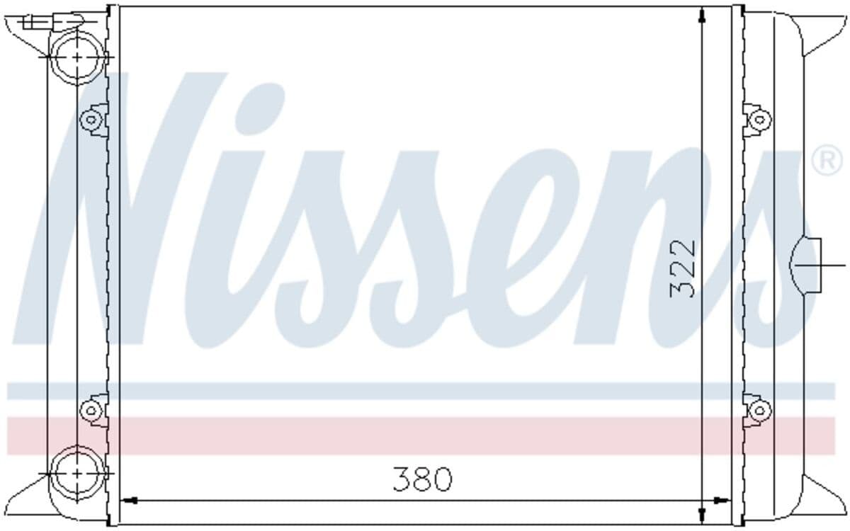 Nissens Radiatore, raffreddamento motore 65140