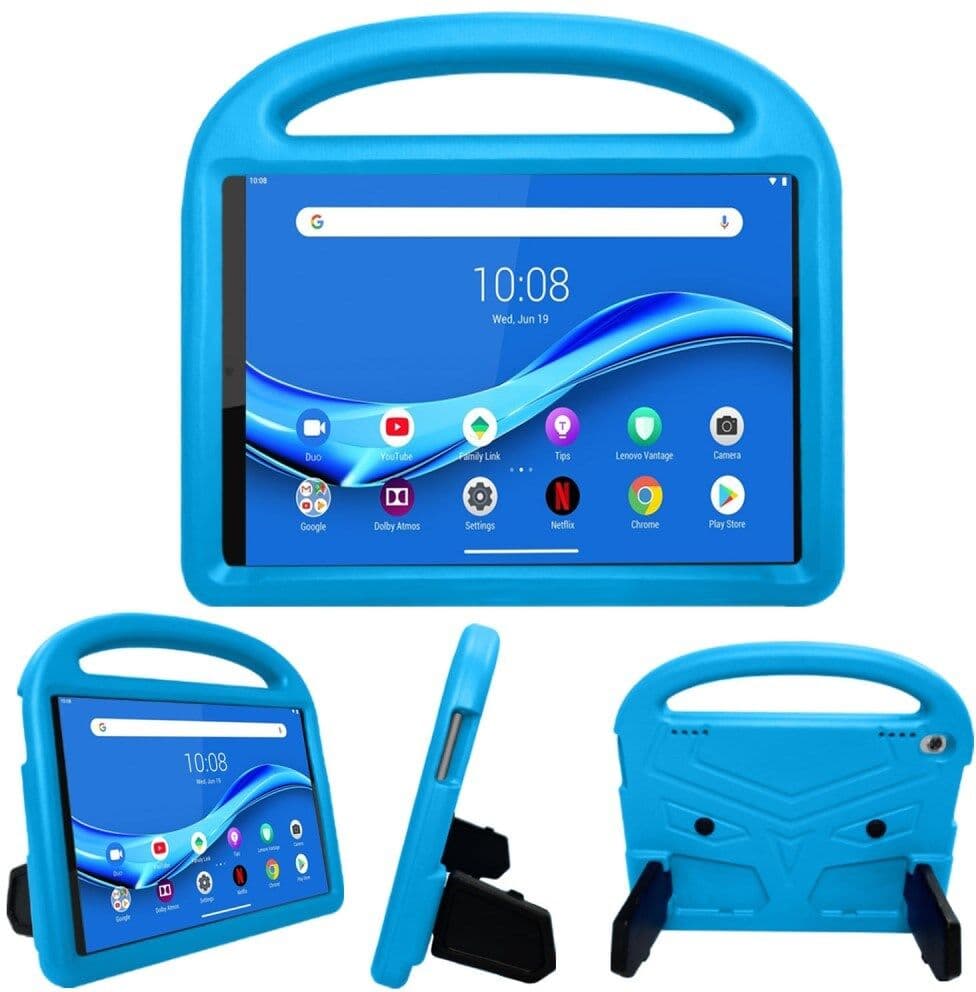 TABLETCOVERS.DK Lenovo Tab M10 HD 10.1" (TB-X505F) / FHD 10.1" (TB-X605) Børne Cover m. Kickstand - Blå