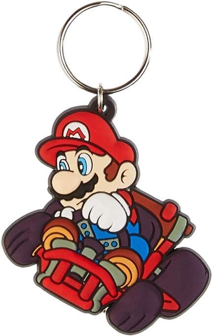 Egyéb ajándéktárgy Mario Kart (Mario Drift) gumi kulcstartó Ajándéktárgyak