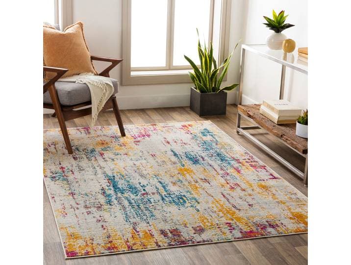 Teppich LIVABLISS, blau, B:160cm H:10mm L:215cm, Polypropylen, Teppiche, Teppich