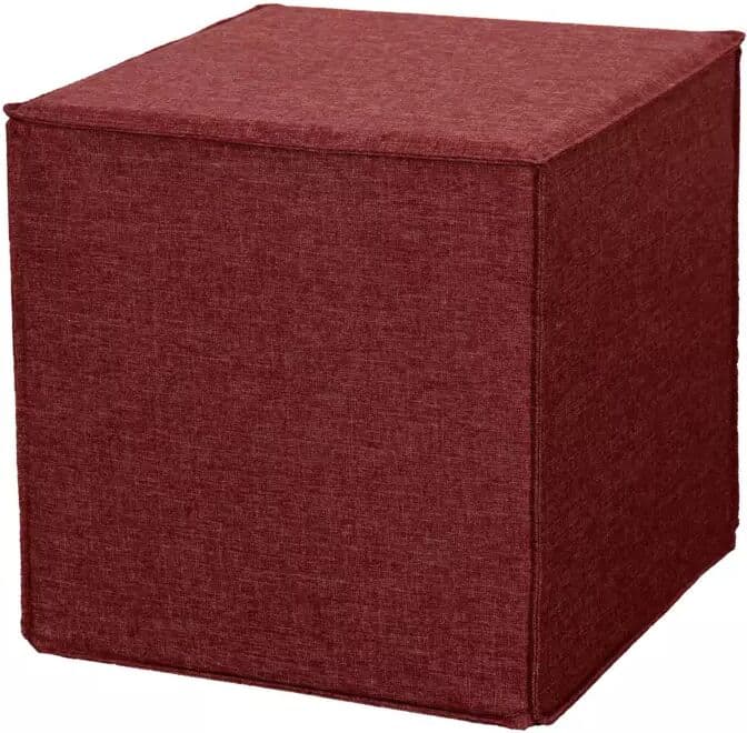 BellaHome POUF DADO VINO ROSSO