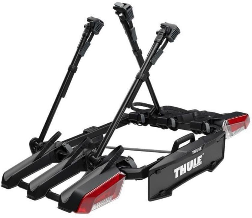 Kupplungsfahrradträger THULE "Anhängerkupplungsträger OutPace Kupplung, für 3 Fahrräder", schwarz, B:122cm H:46cm T:88cm, Fahrradträger, Kupplungsfahrradträger schwarz Einheitsgröße