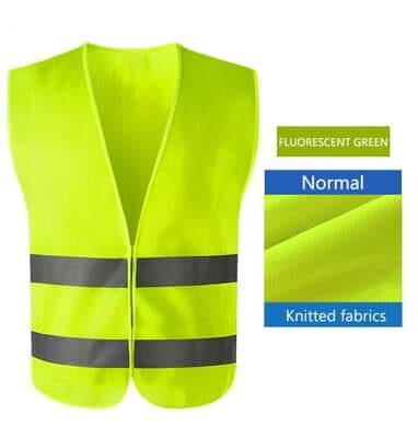 Shop Station High Visibility Reflective Safety Vest Adjustable Running And Cycling Vest fgy Normal Lv