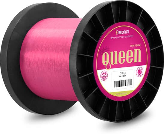 Delphin QUEEN Carp / roz 0,28mm 5,9kg 26000m Gray, Silver 0,28mm 5,9kg 26000m
