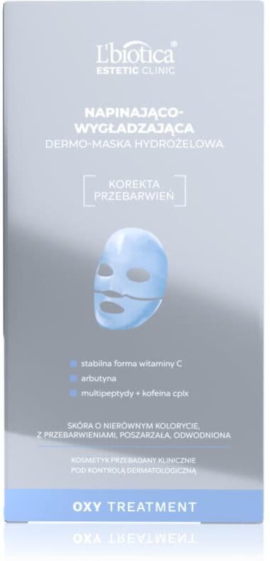 L’biotica Estetic Clinic Oxy Treatment maska hydrożelowa o intensywnym działaniu ujędrniający skórę 1 szt.