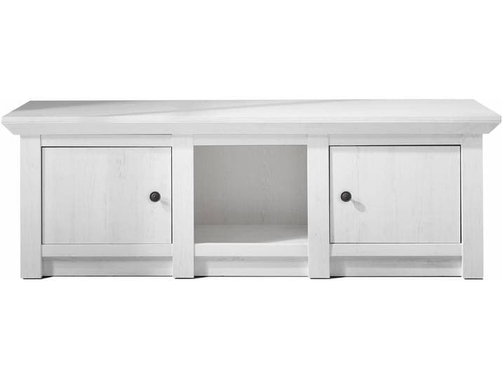 Lowboard HOME AFFAIRE California , weiss (pinie weiß), B:152cm H:51cm T:45cm, Sideboards, Lowboard, Fernsehtisch Breite 152 cm