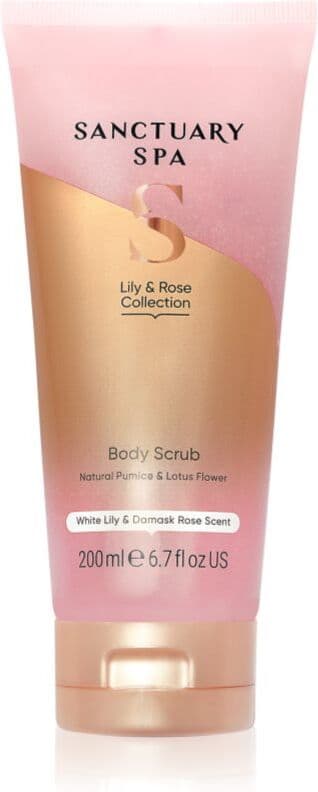 Sanctuary Spa Lily & Rose Collection τζελ απολεπιστικό με λειαντικό αποτέλεσμα 200 ml
