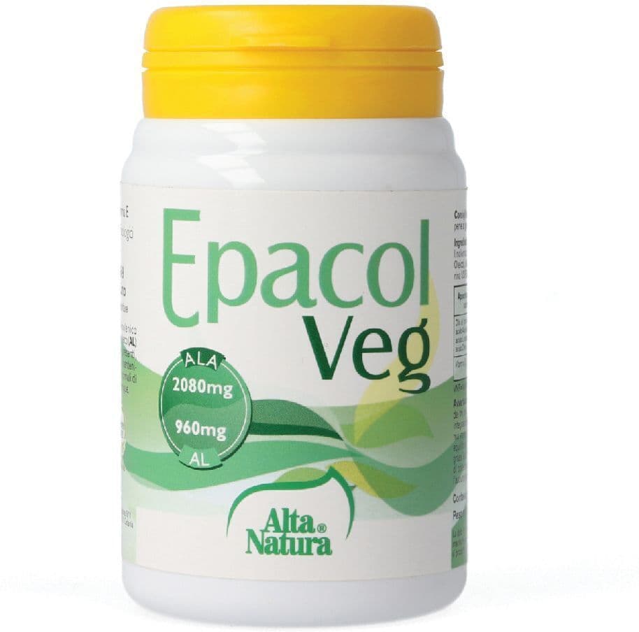 ALTA NATURA-INALME Srl Epacol Veg 48 Perle - Integratore Alimentare per il Mantenimento dei Normali Livelli di Colesterolo