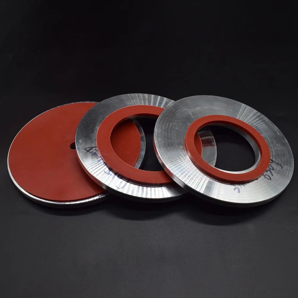 NONE Silicone Gaskets Aluminum Adapter Plate Disc for KAYA Vacuum Casting System Jewelry Casting Machine Accessory
