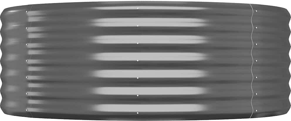 vidaXL Lit surélevé de jardin Acier galvanisé Anthracite