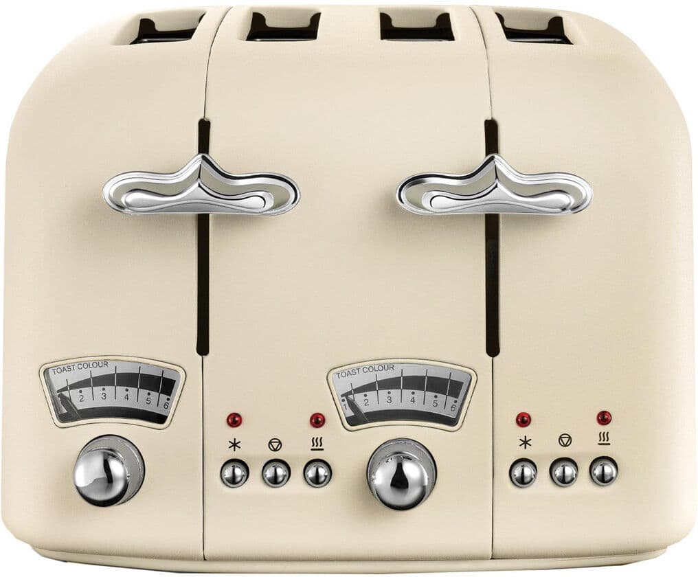 DeLonghi Slice Argento Toaster Beige 4 - Slice