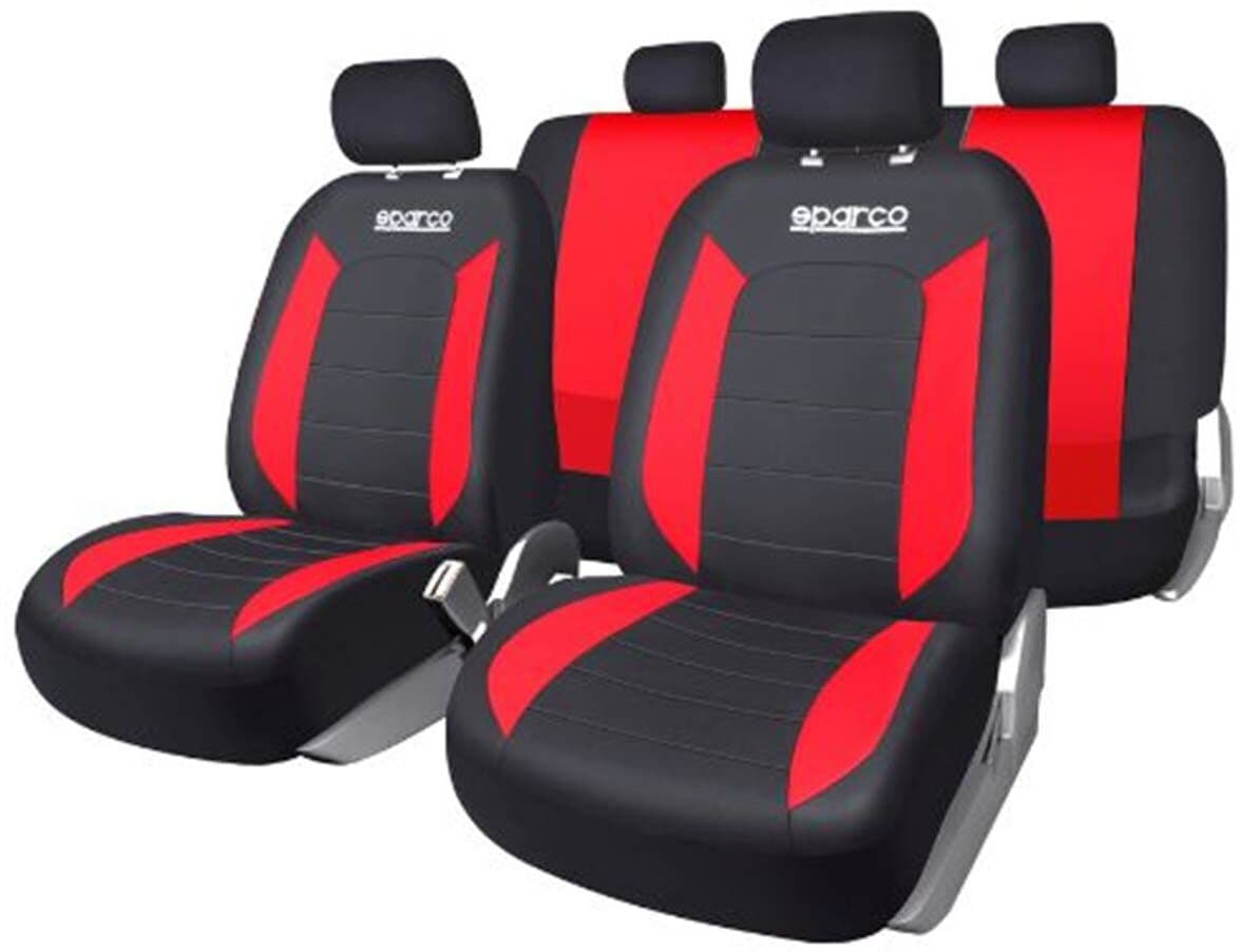 Capas dos bancos Sparco V-Line vermelho