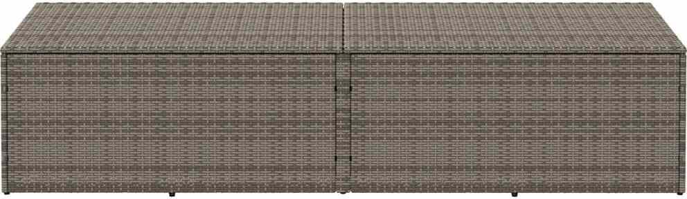 Latitude Run 220 cm W Deck Box Grey 58cm H X 220cm W X 50cm D