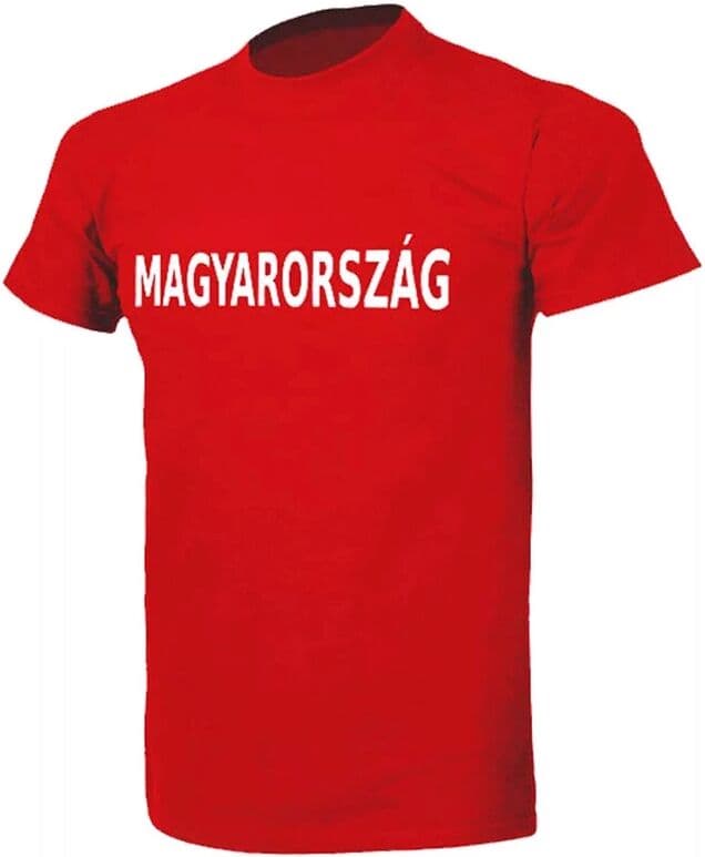 Football Fanshop Magyarország póló XL - Piros  Ajándéktárgyak