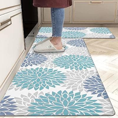 LightInthebox Anti Fatigue Kitchen Rug Non Slip Kitchen Mats Floor Mat Cushioned Area Rugs Waterproof Comfort Standing Mat Runner for Kitchen