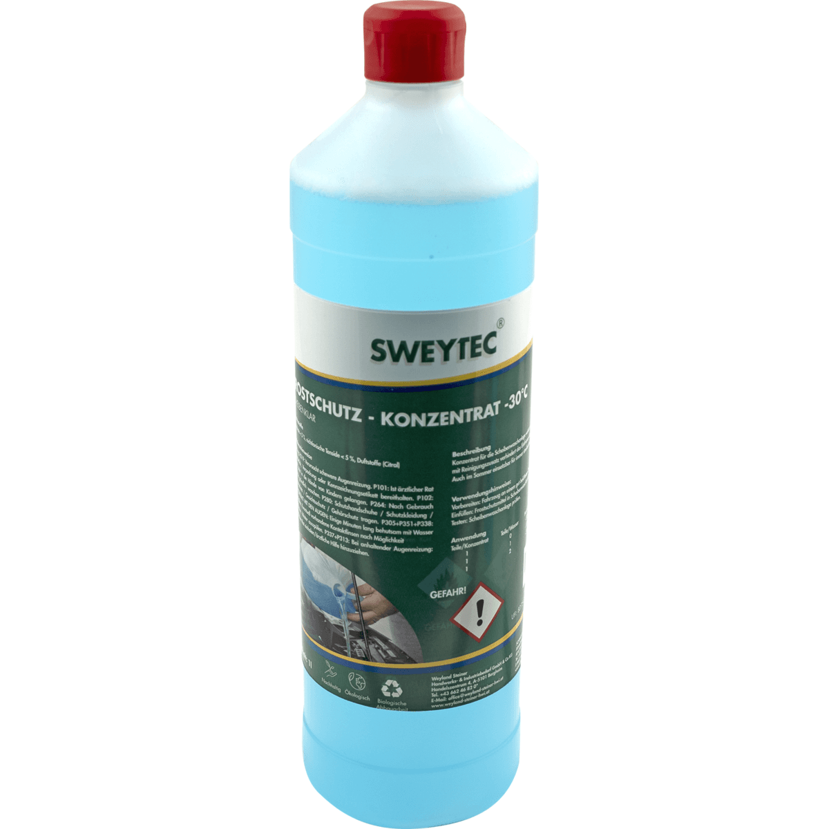 Sweytec Scheibenfrostschutz Konzentrat 1 Lt. Flasche bis - 30° VOC=19,16%