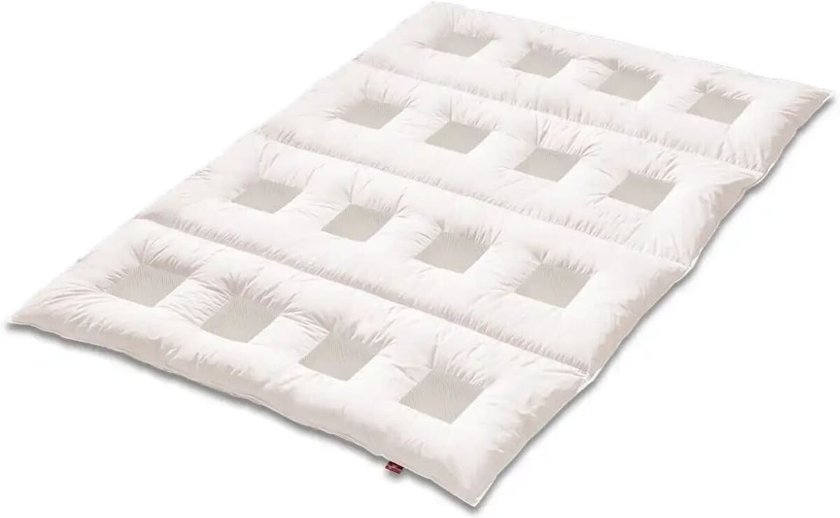 Kauffmann Daunen Mono-Steppbett   ¦ weiß ¦ Maße (cm): B: 155 H: 5
