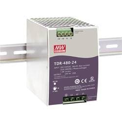 MEAN WELL TDR-480-24 Hutschienen-Netzteil (DIN-Rail) DC/DC 24 V 20 A 480 W Anzahl Ausgänge:1 x Inhalt 1 St.