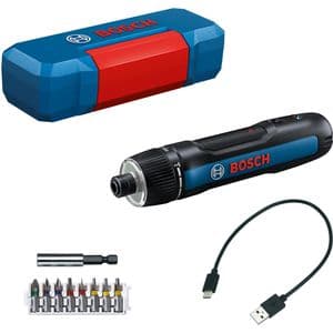 Bosch Akkuschrauber GO 3 Professional, 06019H2201, 3,6V / 2,0Ah, mit LED-Licht, Bitset und Box, 5 Nm