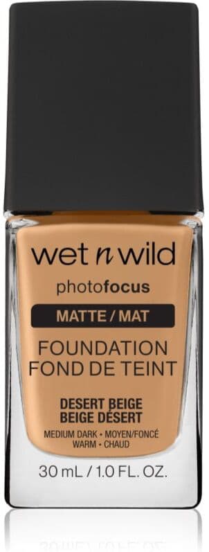 Wet n Wild PhotoFocus ματ ρευστό μεικ απ απόχρωση Desert Beige 30 ml