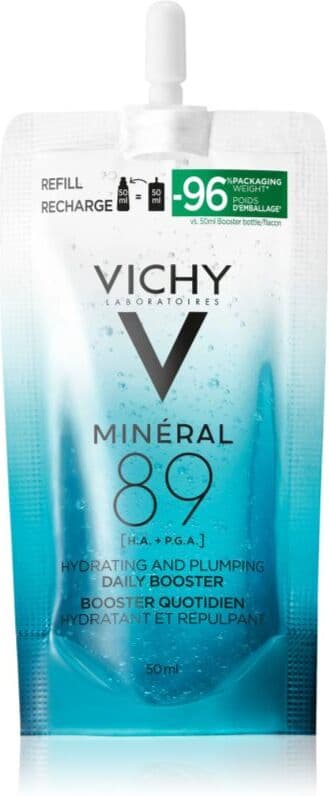 Vichy Minéral 89 ενισχυτικό και πληρωτικό υαλουρονικό booster ανταλλακτικό 50 ml